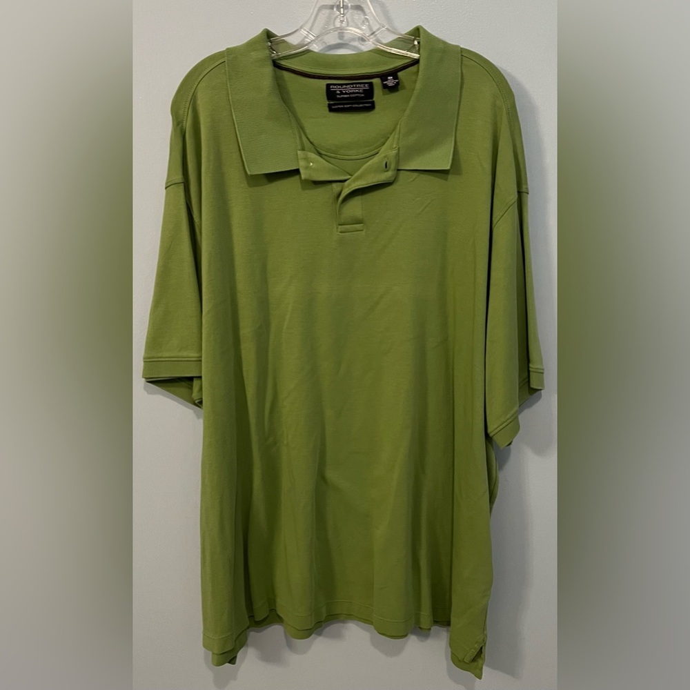 Roundtree & Yorke Luster Soft Collection Men’s 4X Polo